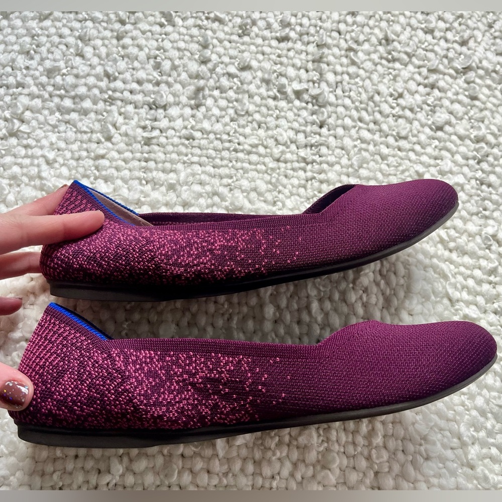 Rothy's The Flat In Fig Python, Size 9.5 - image 5